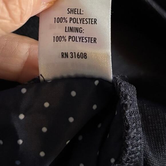 Jos A Bank 1905 Size L Tailored Fit Navy Blue Jacket Windbreaker Mixed Material - Picture 6 of 7